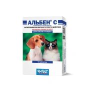 АВЗ Альбен С для собак и кошек, 6 таблеток