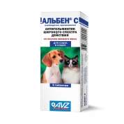 АВЗ Альбен С для собак и кошек, 3 таб