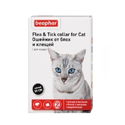 Beaphar ошейник от блох и клещей для кошек, 35 см
