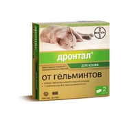 Bayer Дронтал таблетки для кошек, 2 таб