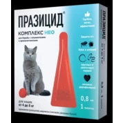 Apicenna Празицид®-комплекс НЕО (для кошек от 4 до 8  кг), 0,8 мл