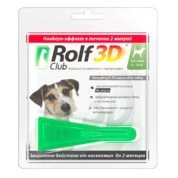 Rolf Club 3D капли от блох и клещей для собак 4-10 кг