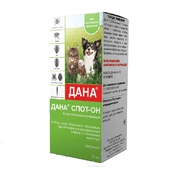 Apicenna Дана Спот-он капли от блох и клещей для животных, 15 мл