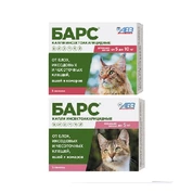 АВЗ Барс капли от блох и клещей для кошек