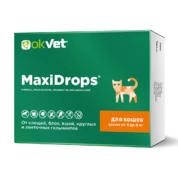 OkVet MaxiDrop капли спот-он для кошек 4 - 8 кг