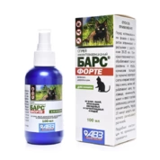 АВЗ Барс Форте спрей от блох и клещей для кошек, 100 мл