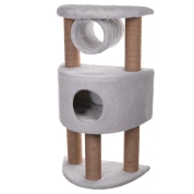 Black Cat когтеточка-дом для кошек Персик полукруглый на 3-х когтеточках, 60*40*100 см