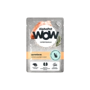 AlphaPet WoW влажный корм для взрослых кошек Цыпленок сочные кусочки в соусе, 85г