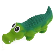Jack&King игрушка для собак Крокодил с пищалкой, 19 см латекс