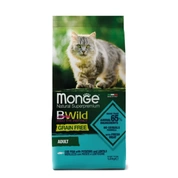 Monge BWild беззерновой корм для кошек Треска/картофель/чечевица