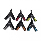 Nunbell шлейка для собак со светоотражением до 6 кг, красная S