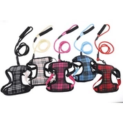 Nunbell Шлейка-жилет с поводком нейлоновая