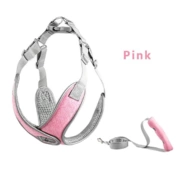 WOGY комплект поводок круглый 120см+шлейка-жилет для собак, микс р-р M