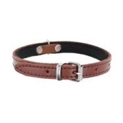 Аркон ошейник 14 для собак кожаный с подкладом 29-21см