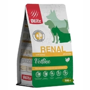Blitz Vetline Renal корм для собак при хронической почечной недостаточности Индейка