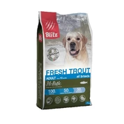 Blitz Holistic корм для взрослых собак всех пород Форель