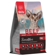Blitz Holistic корм для взрослых кошек Говядина