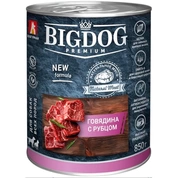 Зоогурман Big Dog Premium консервы для собак Говядина/Рубец, 850г