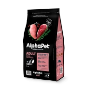AlphaPet корм для крупных котов и кошек Утка/Цыпленок