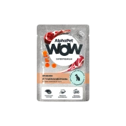 AlphaPet WoW корм для собак с чувствителным пищеварением Ягненоктушеная Морковь в соусе, 85 г