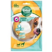 Triol DENTAL Пончик жевательный с мясом утки, 10см (уп.1шт.)