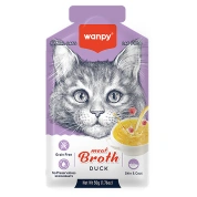 Wanpy Cat Бульон для кошек Утка, 50г