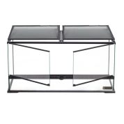 Scaled террариум из силикатного стекла, 90х45х45 см