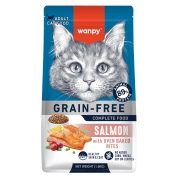 Wanpy Cat беззерновой cухой корм с лососем для взрослых кошек