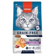 Wanpy Cat беззерновой cухой корм с лососем и тунцом для стерилизованных кошек