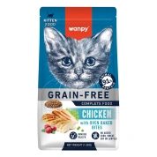 Wanpy Cat беззерновой cухой корм с курицей для котят