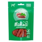 Molina Лакомство для собак всех пород и щенков, Утиная грудка, 50 г