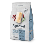 AlphaPet Monoprotein для котят, беременных и кормящих кошек Белая рыба