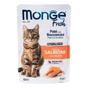 Monge Cat Fresh влажный корм для стерилизованных кошек, с лососем, 85 г