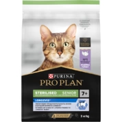 ProPlan Sterilised 7+ корм для стерилизованных кошек старше 7 лет Индейка