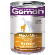 Gemon Dog Mini консервы для собак мелких пород Курица/рис, 415 г