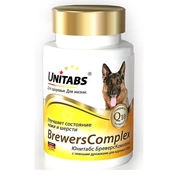 Unitabs BrewersComplex витамины для собак крупных пород, 100 таб
