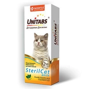 Unitabs SterilCat паста для стерилизованных кошек и кастрированных котов с Q10