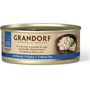 Grandorf консервы для кошек Куриная грудка с сибасом, 70 г