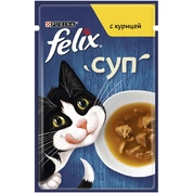 Felix суп для кошек Курица, 48 г