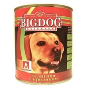 Зоогурман Big Dog консервы для собак Телятина с кроликом