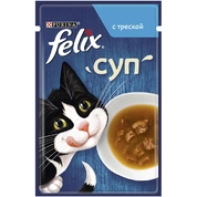 Felix суп для кошек Треска, 48 г