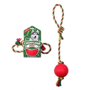 Сибирский Пес игрушка для собак Супермяч на веревке с ручкой