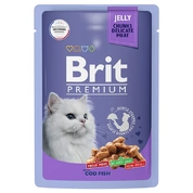 Brit Premium корм для кошек Треска, 100 г