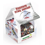 ЗооМир кормушка для птиц с кормом, 300 г