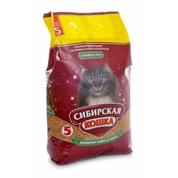 Сибирская Кошка Универсал наполнитель минеральный впитывающий