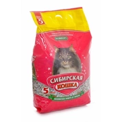 Сибирская Кошка Комфорт наполнитель минеральный впитывающий