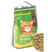 Сибирская Кошка Лесной для котят наполнитель древесный, 5л