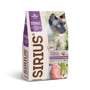 Sirius корм для стерилизованных кошек Индейка/курица